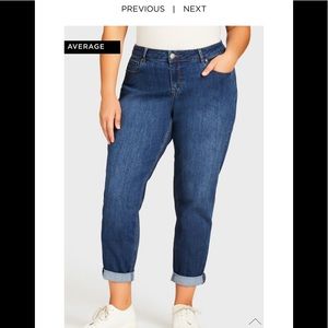 Avenue Mid Wash Jeans - Tall